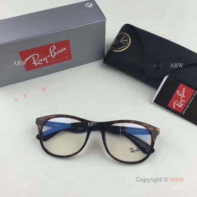 Replica RayBan Wayfarer Leapord Eyeglasses - Ray-Ban 7085F Eyeglasses